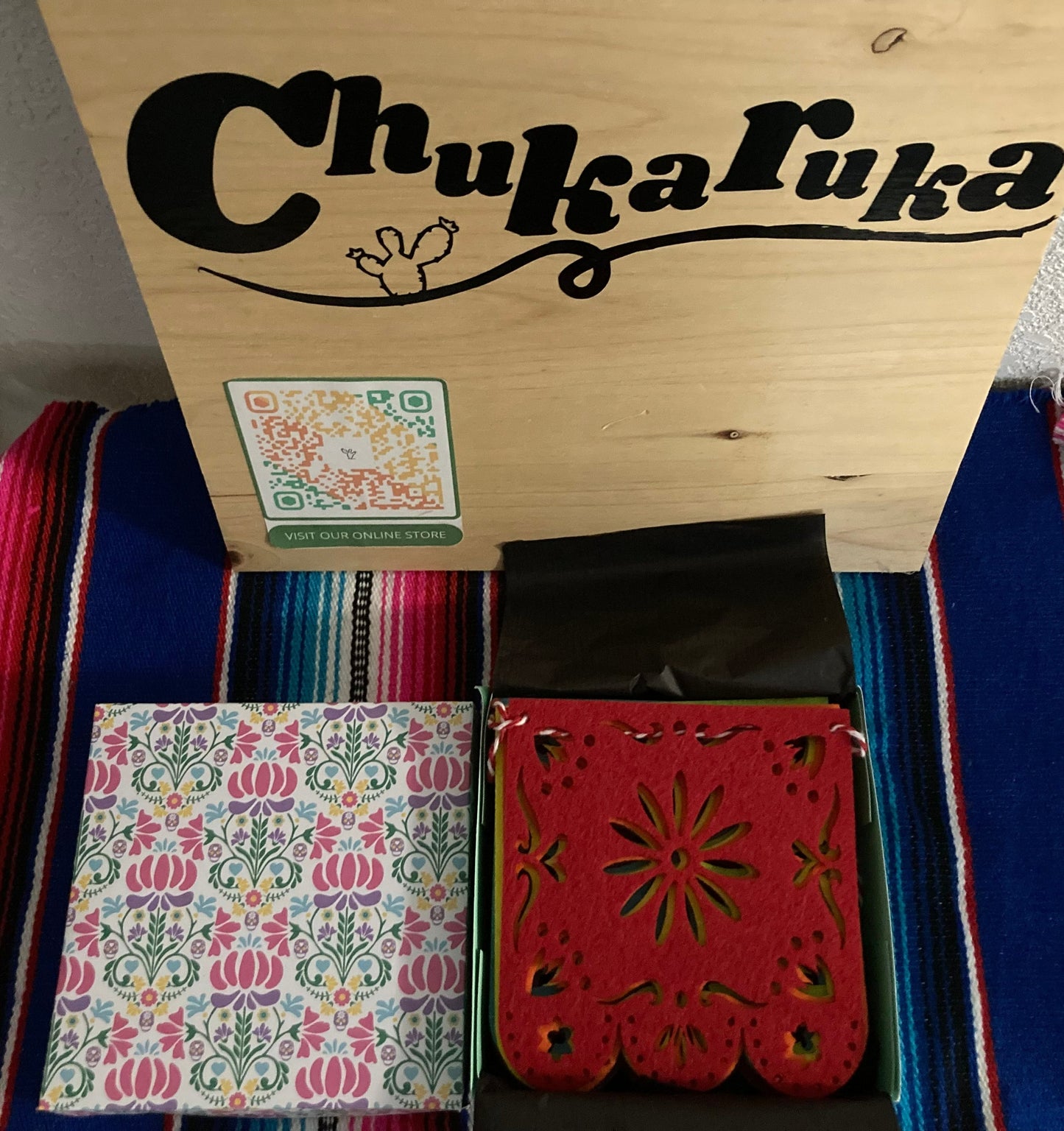 Felt Banner Papel Picado -Dia de los Muertos