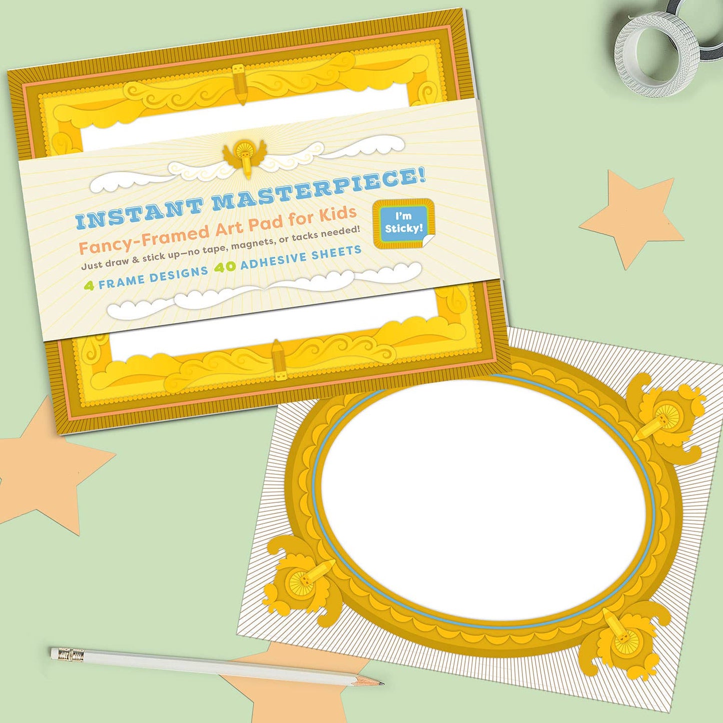 Knock Knock Kids - Sticky Art Frames Pad