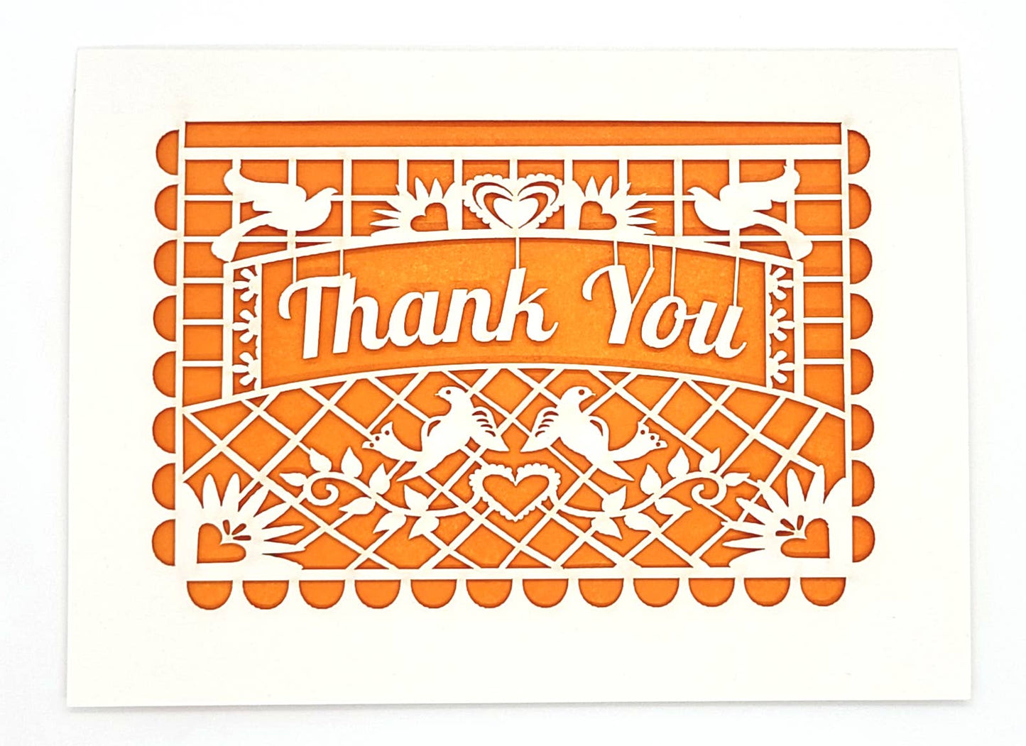 Thank You - Papel Picado flag: Purple / A2