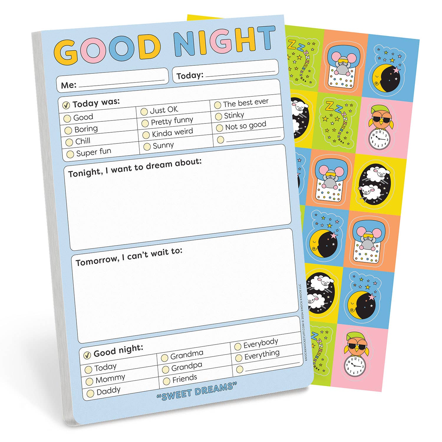 Knock Knock Kids - Good Night Playtime Pads – Chukaruka