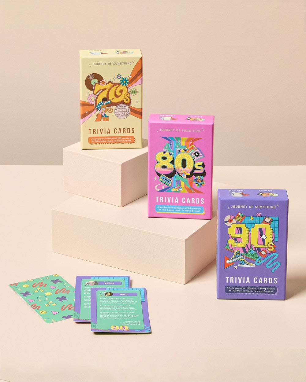 90s Trivia Card Game - Fun Adult Party Game
