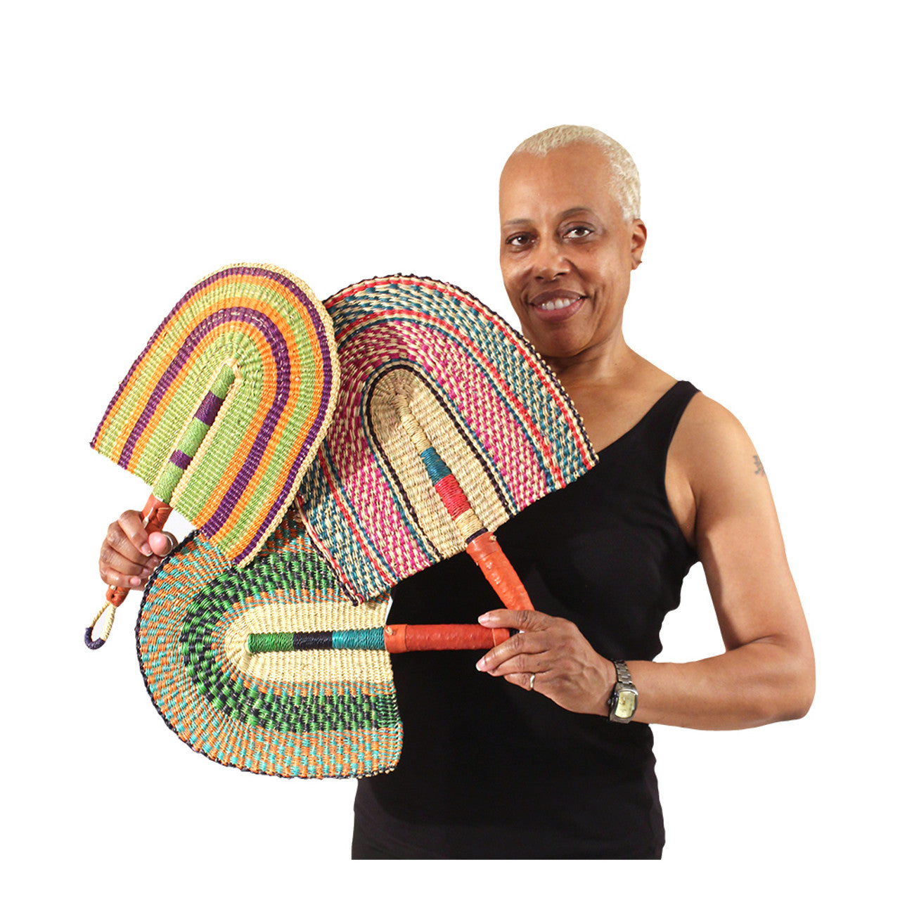 Burkina Faso Hand Woven Fan
