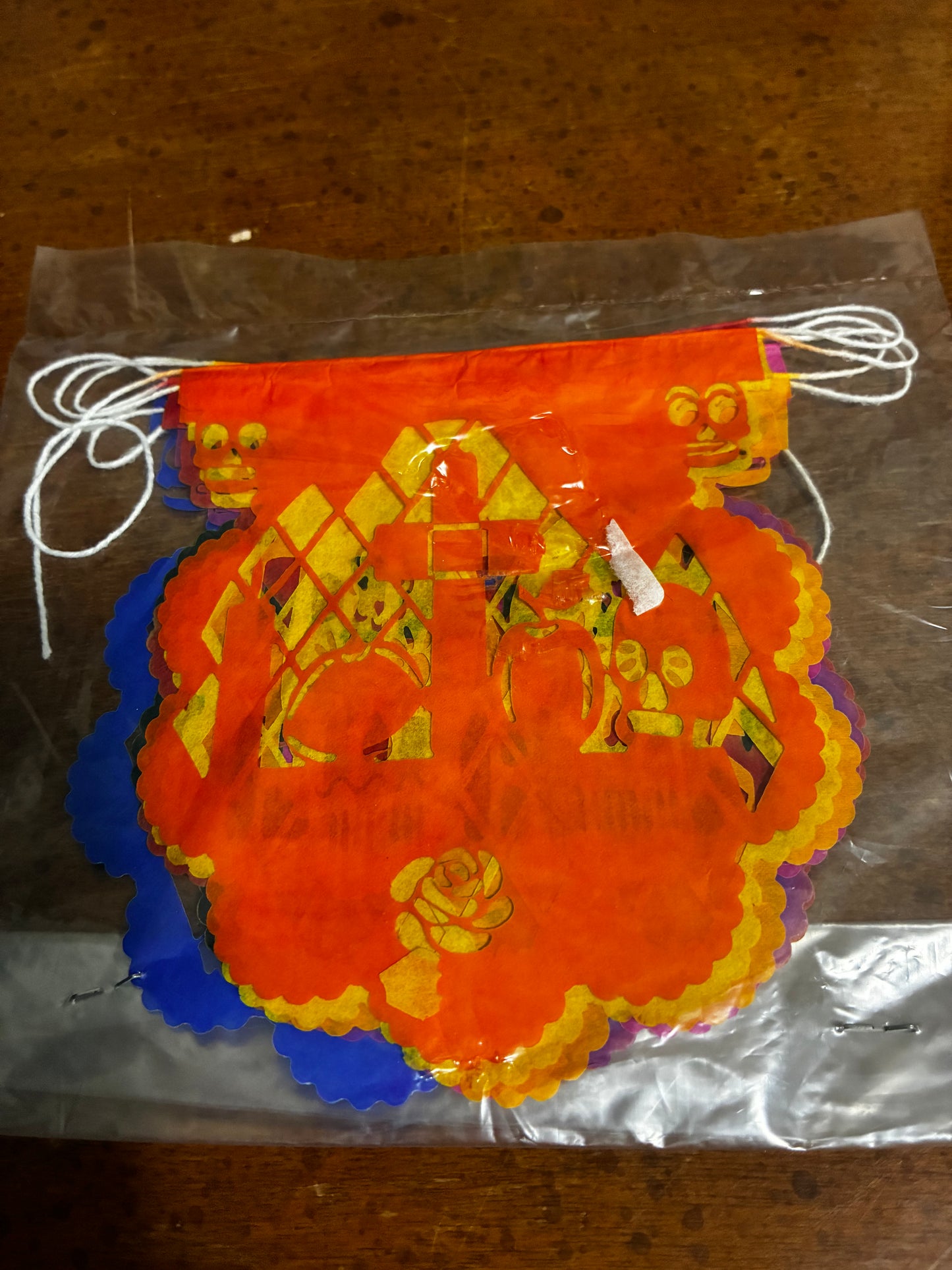 Mini Day of the Dead / Dia de Muertos Papel Picado Banner