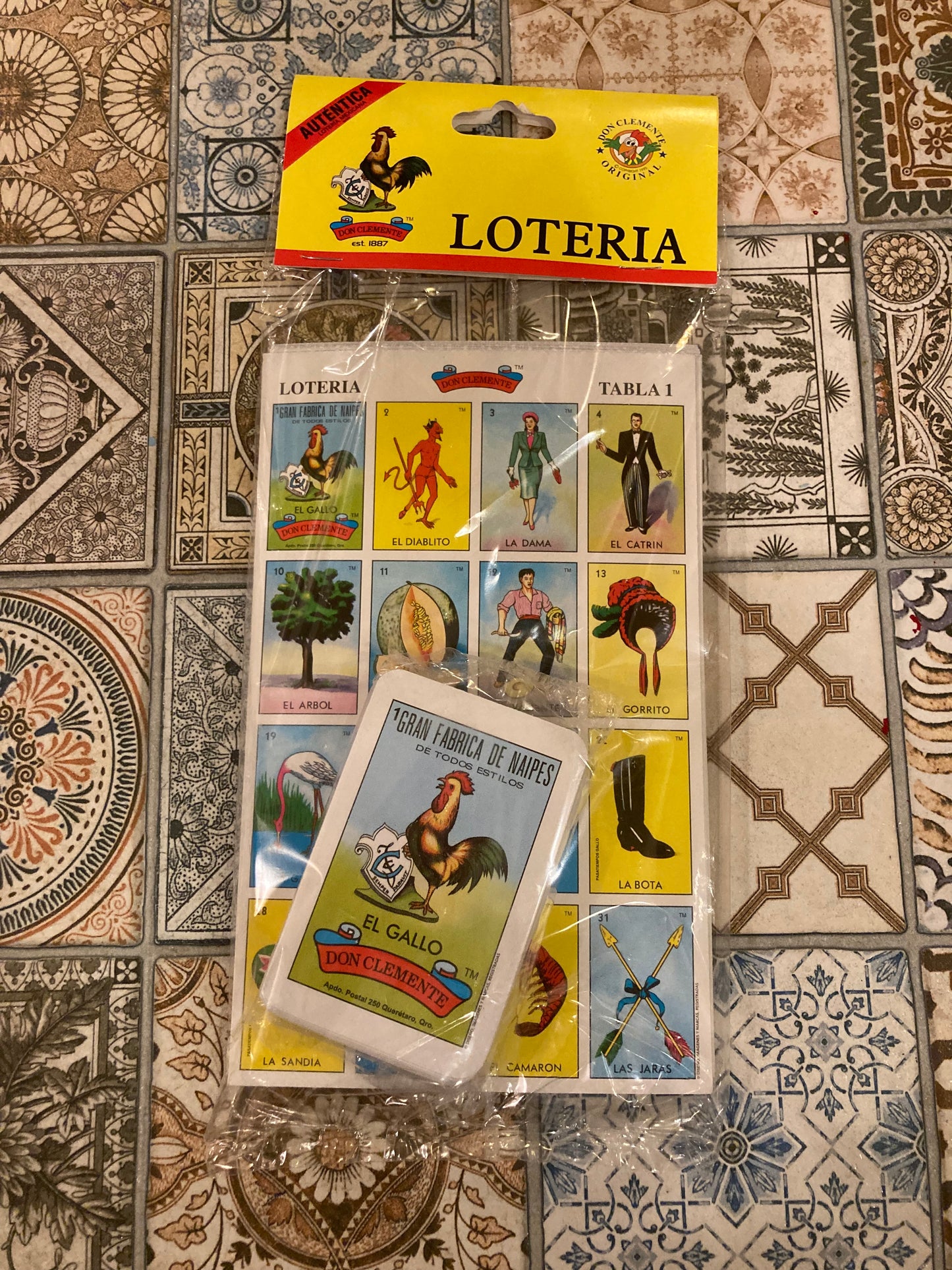 Don Clemente Loteria 20 playing Cards