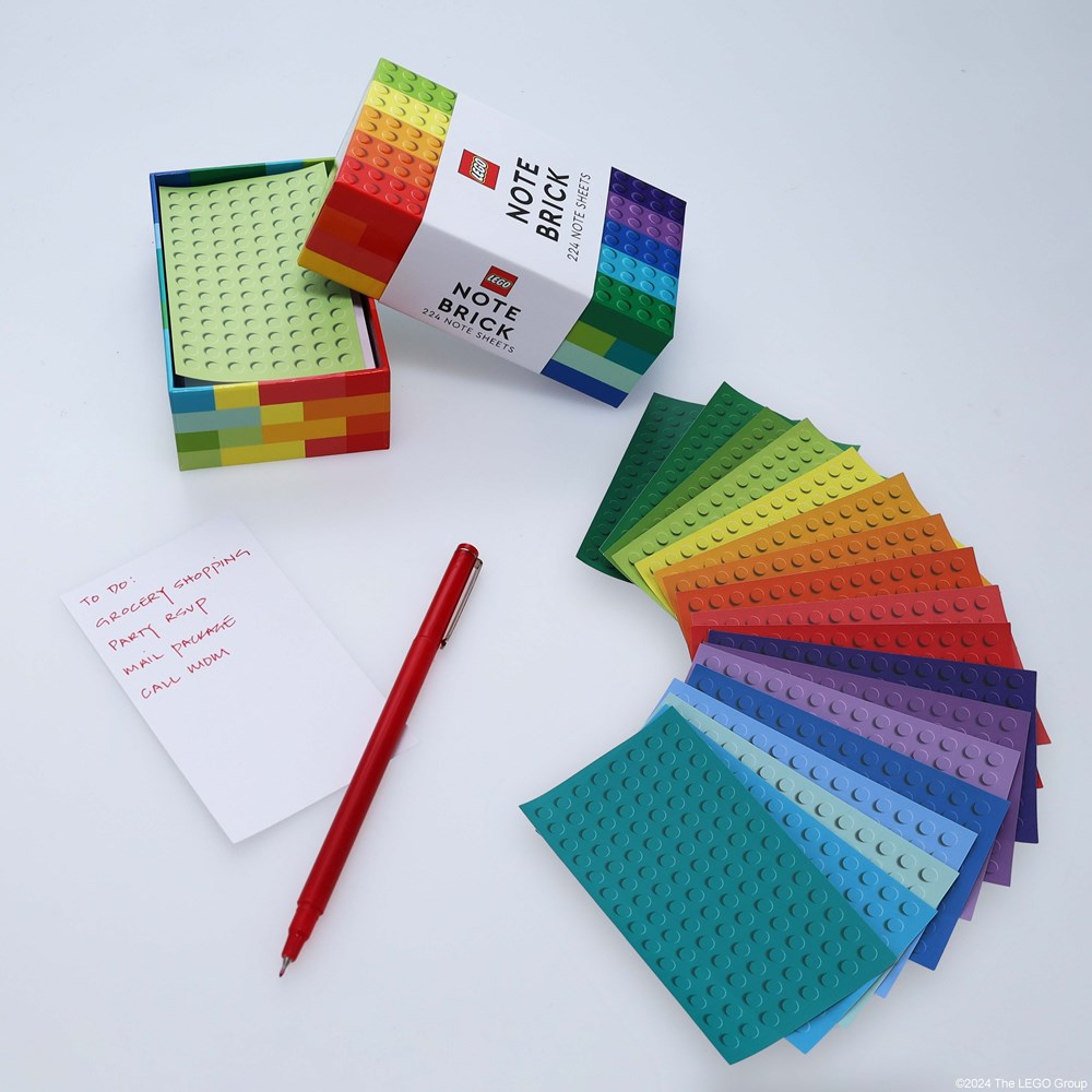 Lego Note Brick (Multicolor)