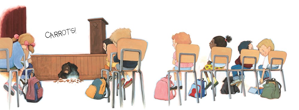 Wombat Goes to School