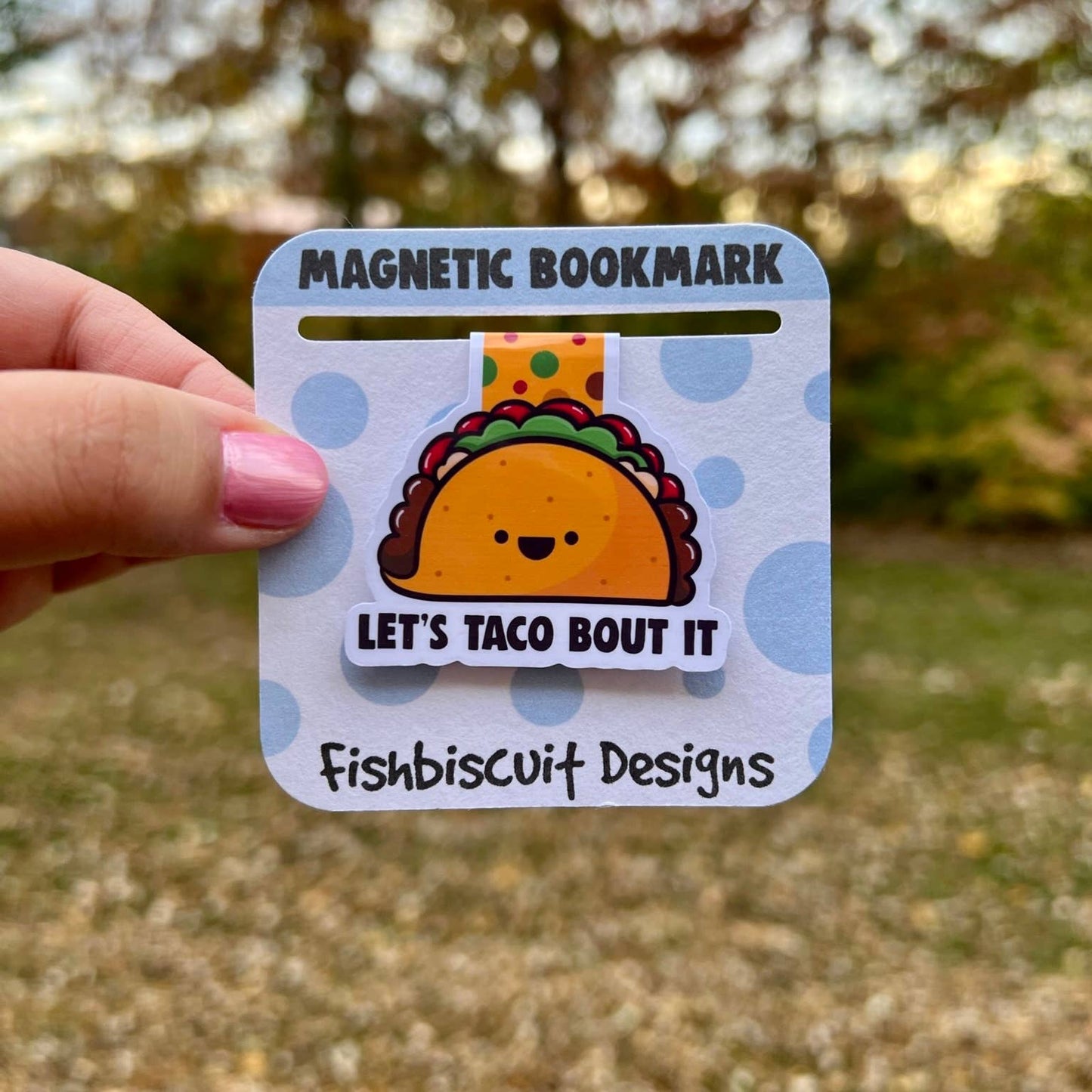 Kawaii Christmas Tree Magnetic Bookmark