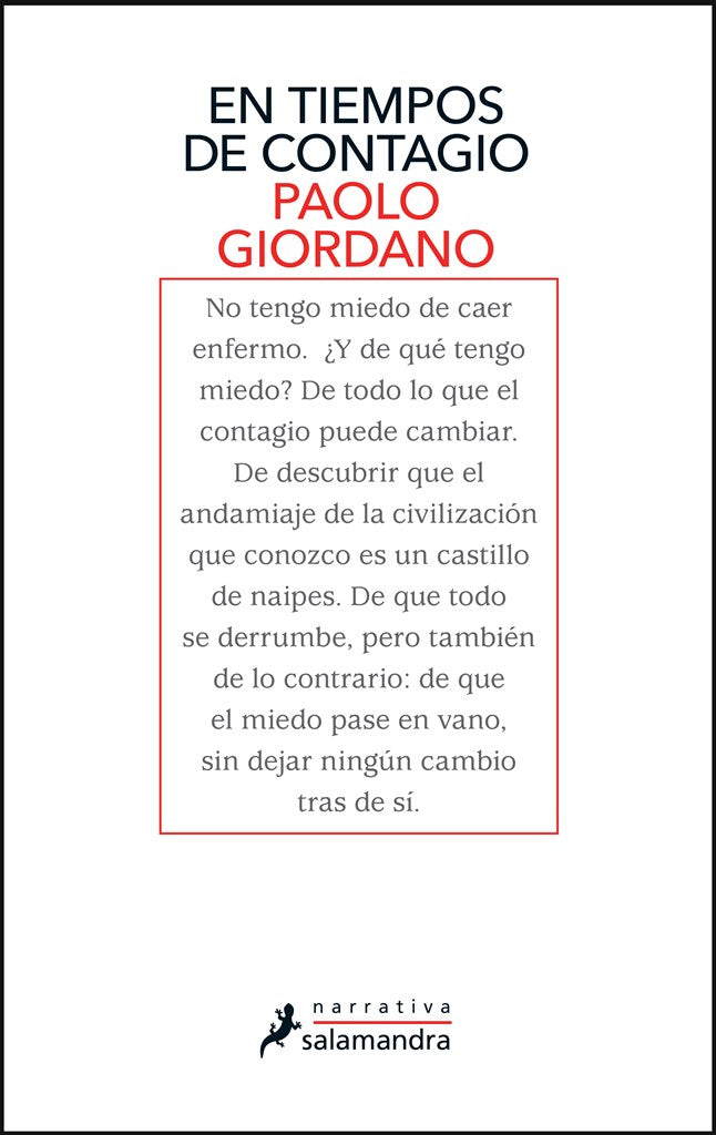 En Tiempos De Contagio (Last copy, outof print)