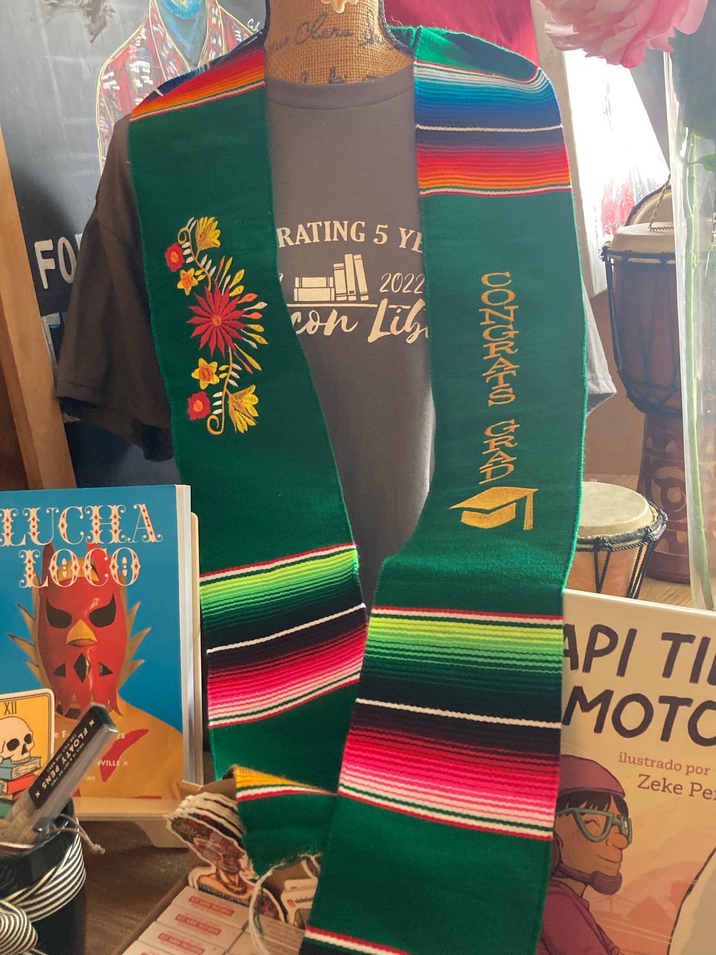 Graduation Sash Authentic Mexican Serape Sash For Graduation