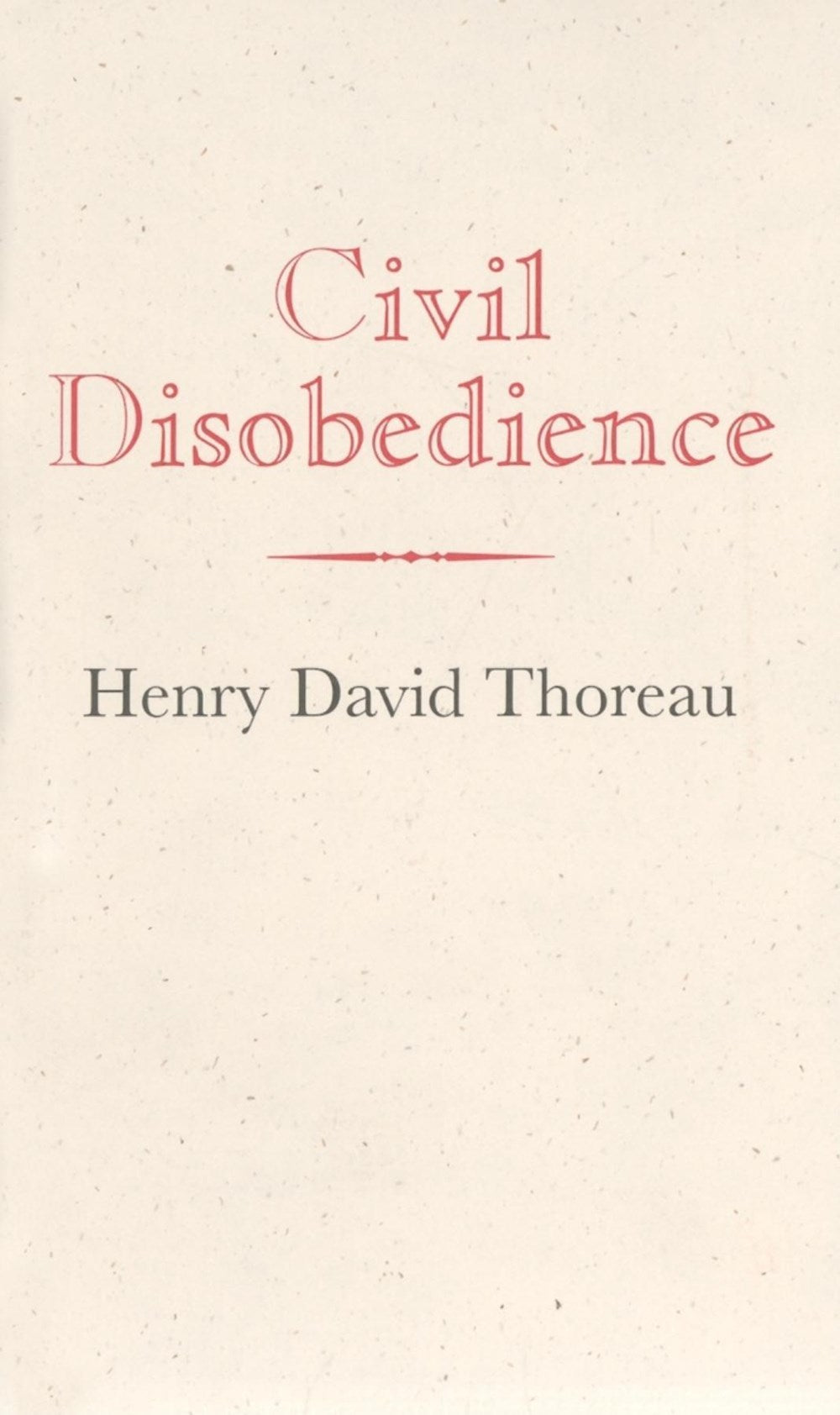 Civil Disobedience