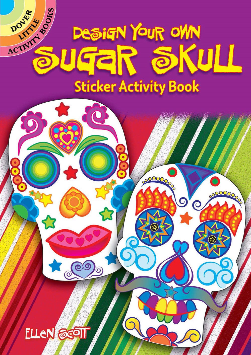 Design Your Own Sugar Skull Sticker Activity Book