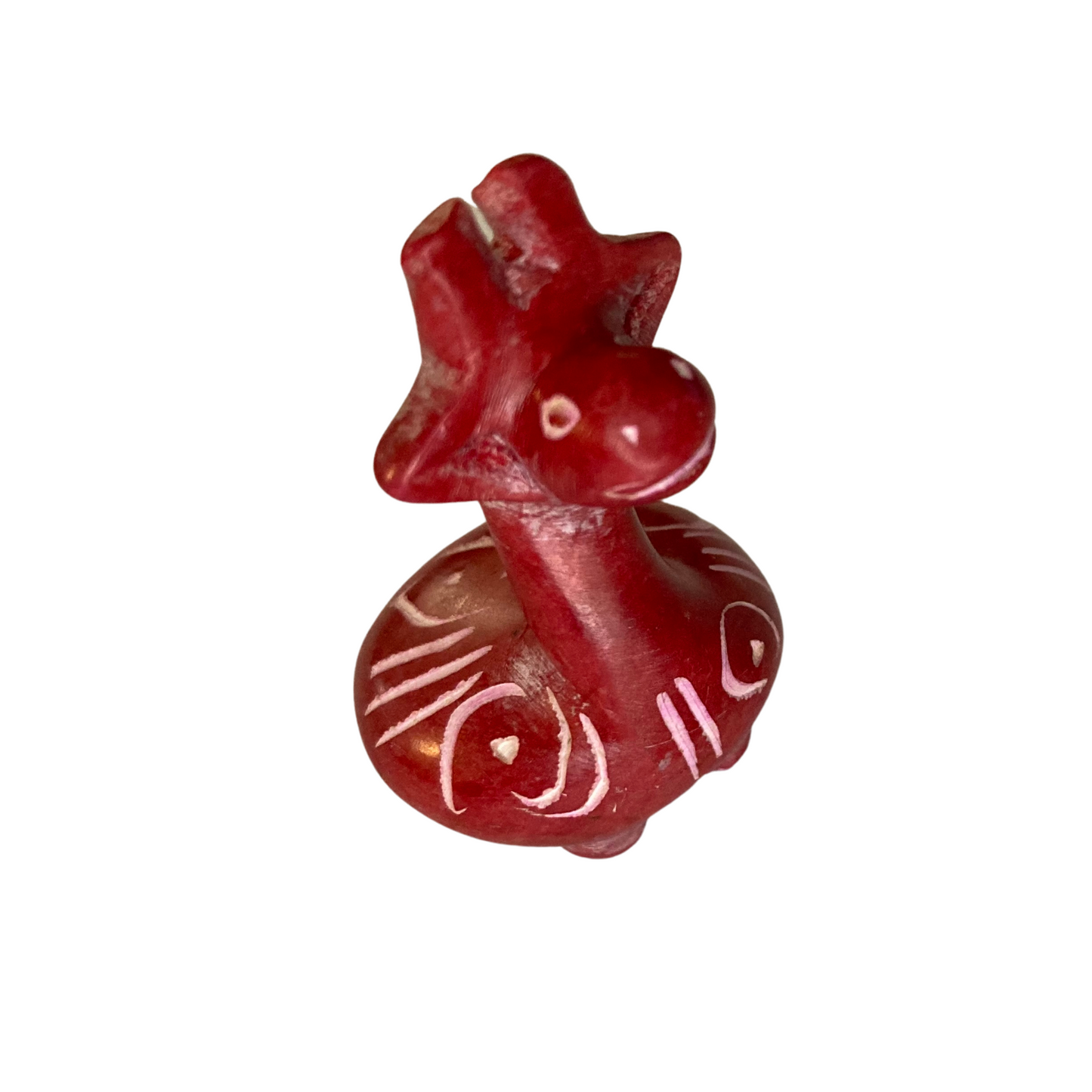Soapstone Pot Belly Giraffe - Tiny 1 - 1.5 inches