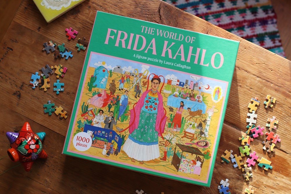 The World of Frida Kahlo 1000 Piece Puzzle: A Jigsaw Puzzle