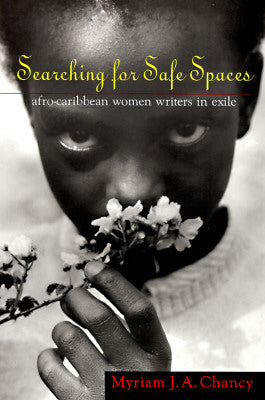 cover "Searching for safe spaces" girl smelling a flower