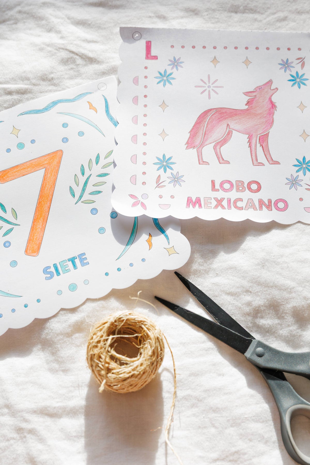 Papel Picado Spanish Coloring Book