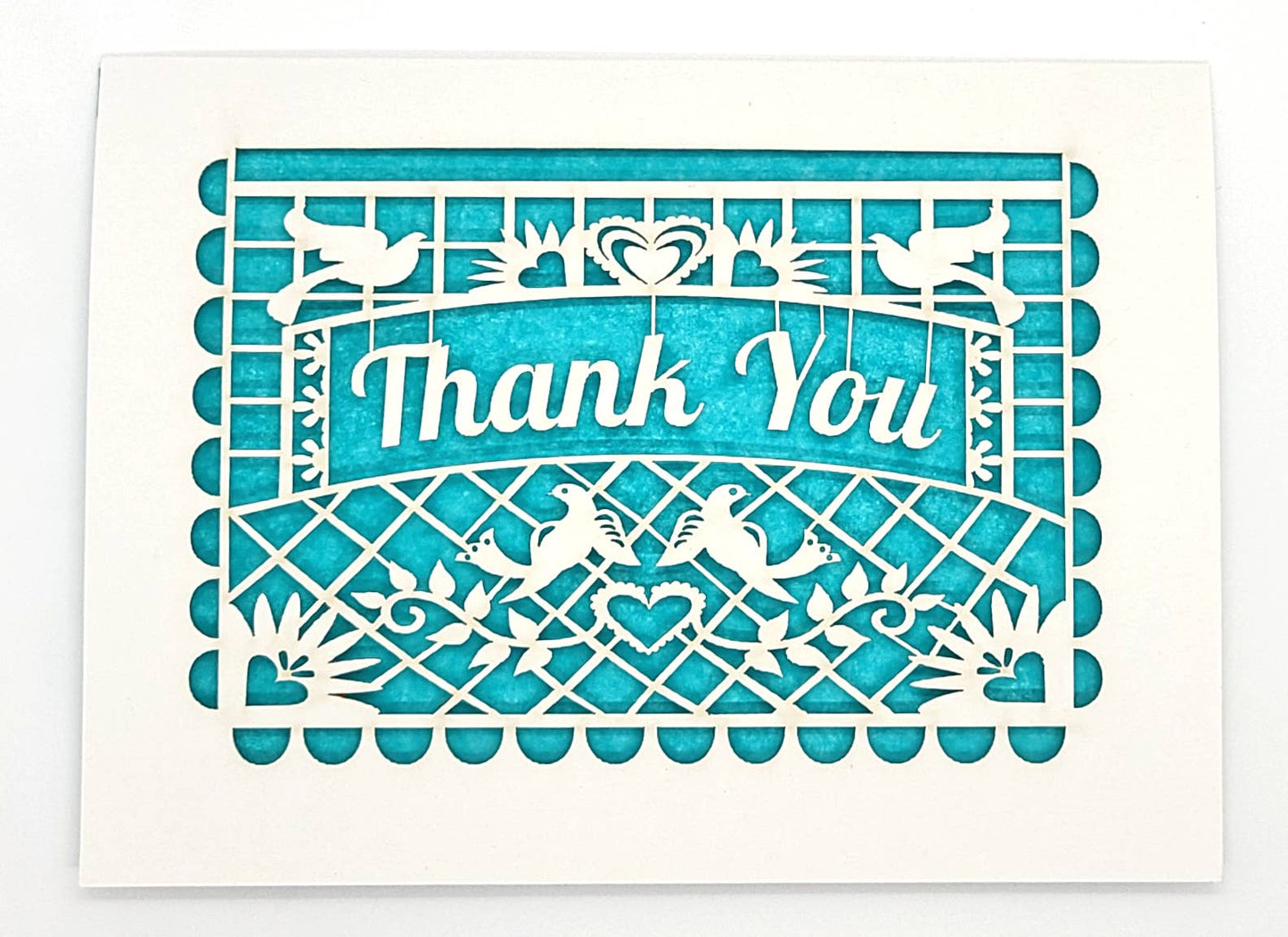 Thank You - Papel Picado flag: Purple / A2