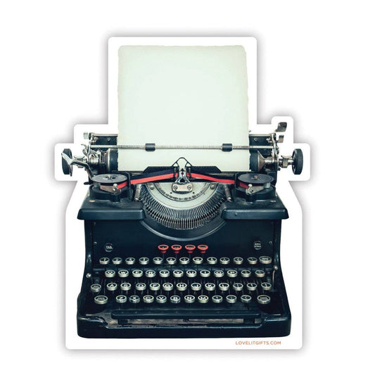 Typewriter Sticker