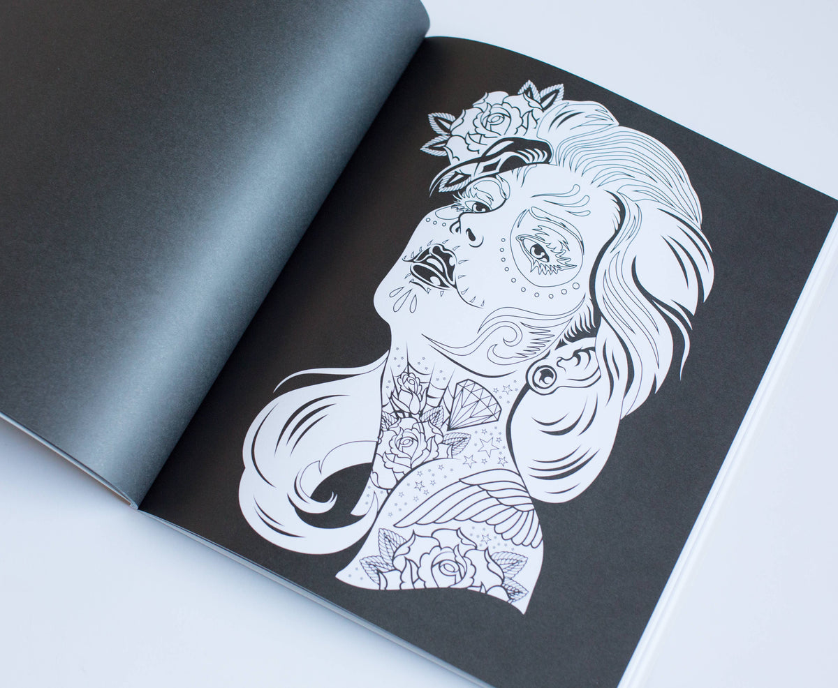 Dia De Los Muertos: Day of the Dead & Sugar Skull Coloring