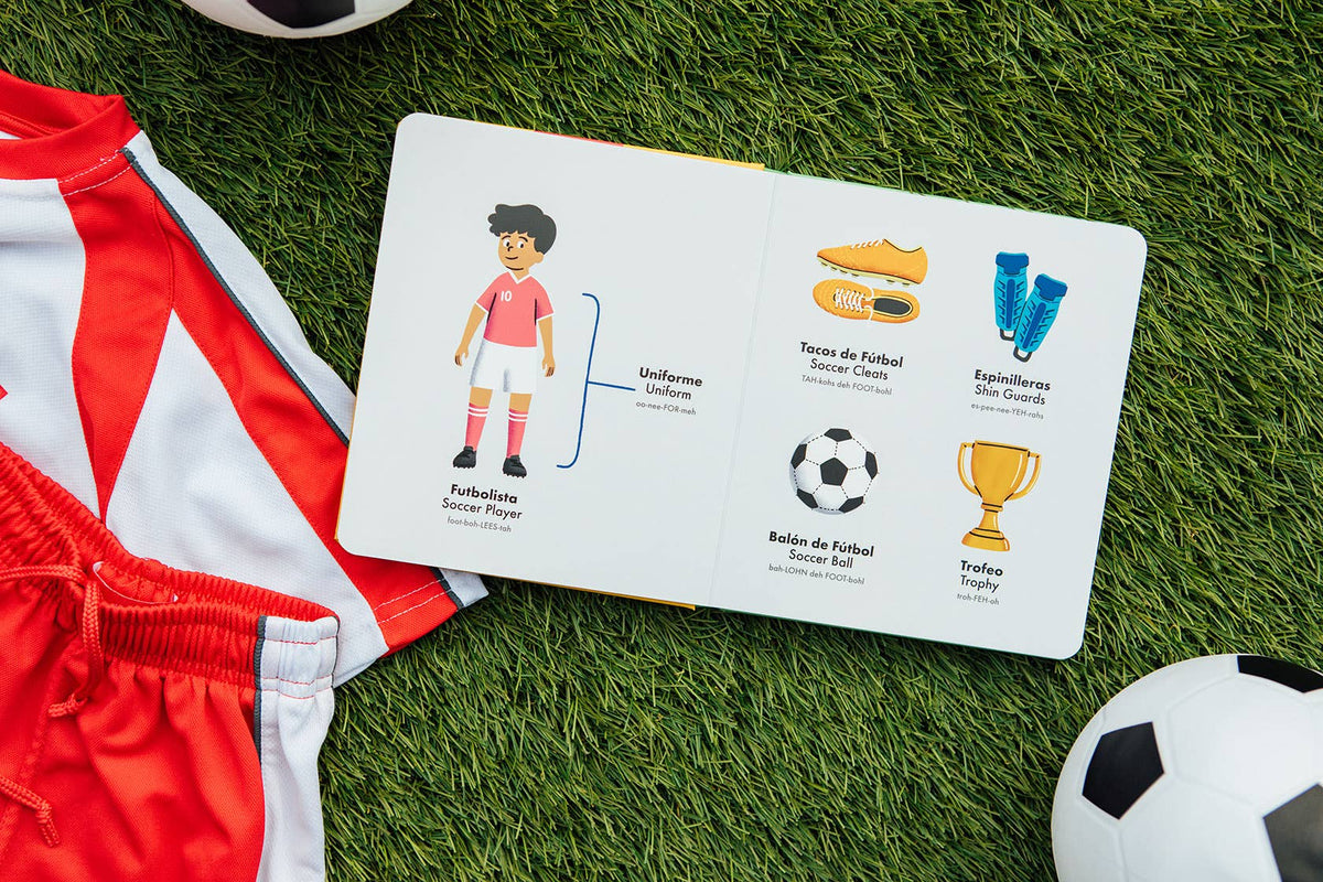 A Giftable Bilingual Board Book for Soccer-Loving Families