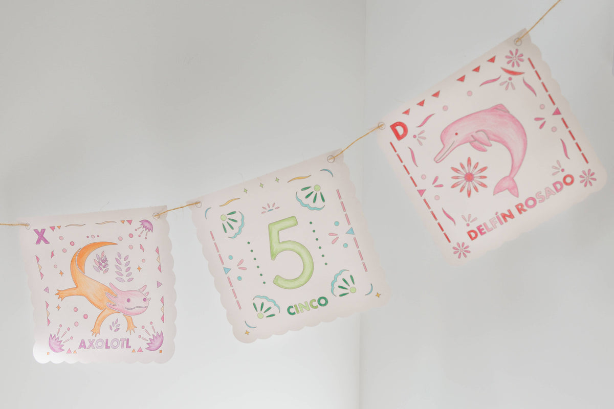 Papel Picado Spanish Coloring Book
