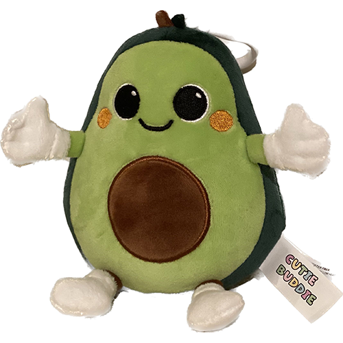 Plushy Avocado with clip