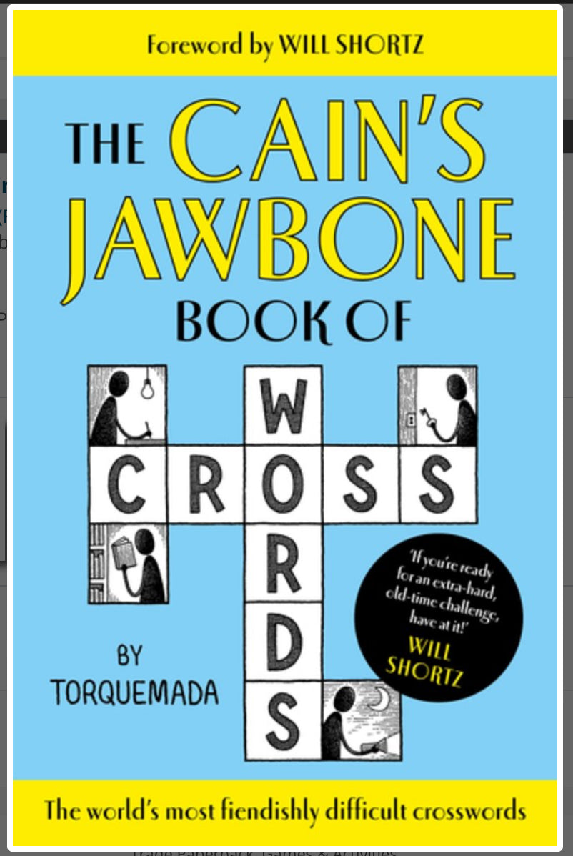 The Cain’s Jawbone Book of Cross Words