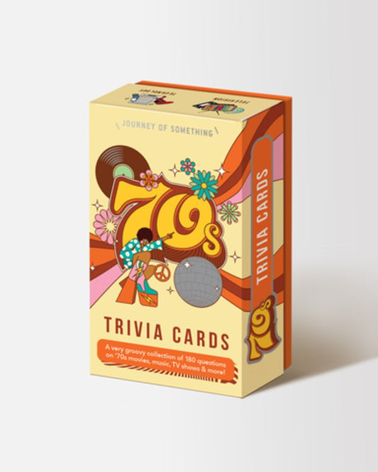 70s  Trivia Card Game - Fun Adult Party Game