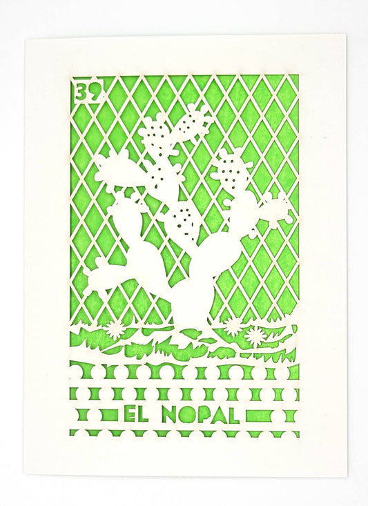 El Nopal -Lime Green