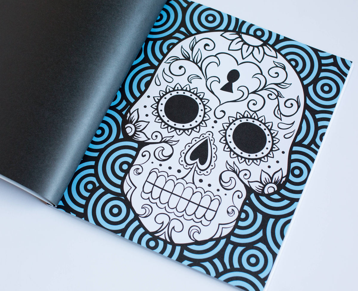 Dia De Los Muertos: Day of the Dead & Sugar Skull Coloring