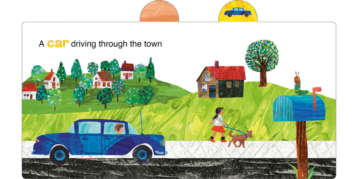 A Day on the Road with the Very Hungry Caterpillar: A Tabbed Board Book