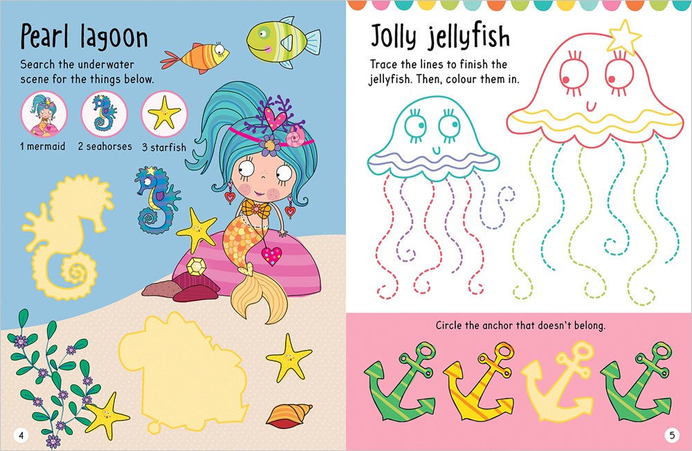 Big Stickers for Little Hands: My Unicorns and Mermaids