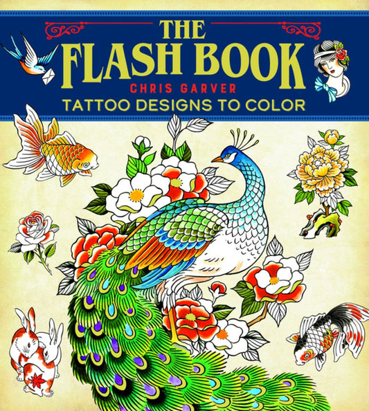 Flash Book: Hand-Drawn Tattoos to Color