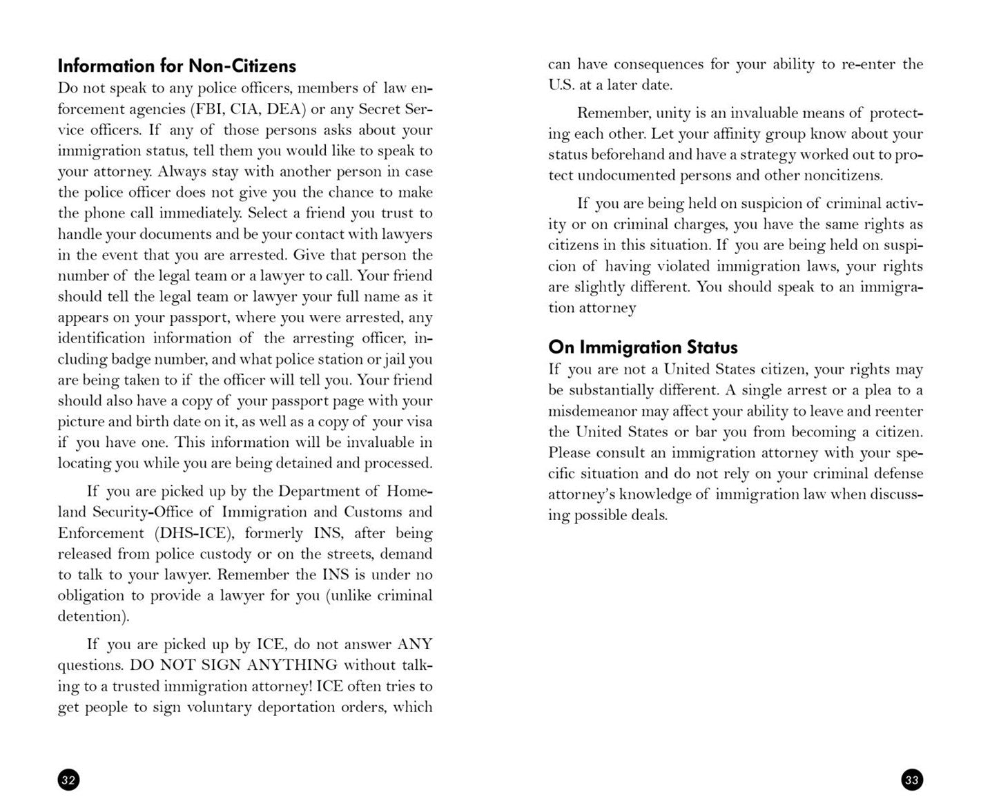 Know Your Rights: Protect Yourself and Your Community from Police, Ice, the Fbi, and the Justice System