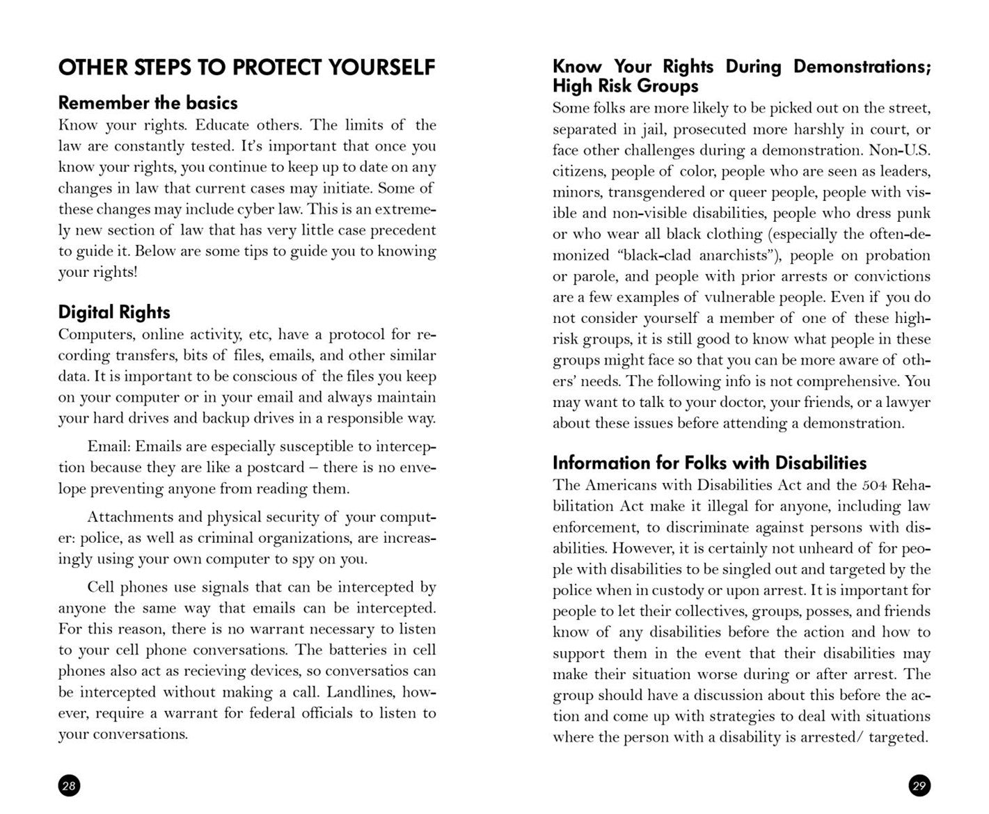 Know Your Rights: Protect Yourself and Your Community from Police, Ice, the Fbi, and the Justice System