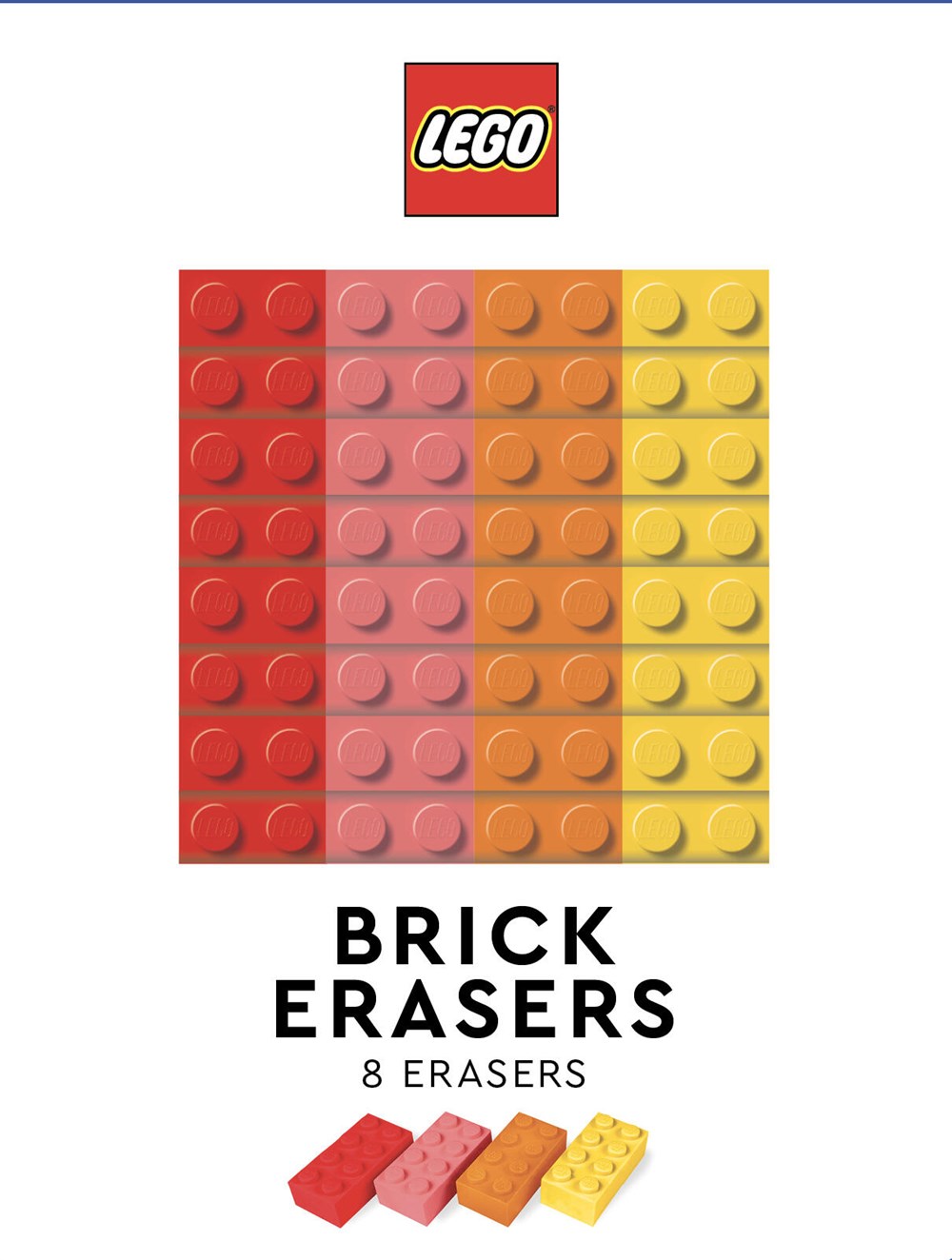 Lego Brick Erasers (Multicolor)
