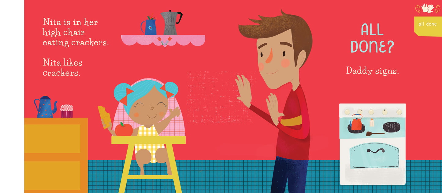 Nita's First Signs: An Interactive ASL Board Book (Little Hands Signing #1)
