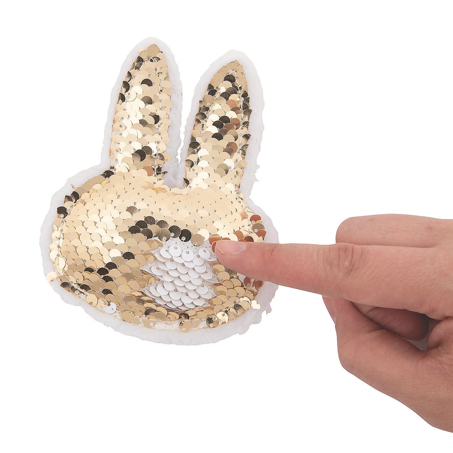 Easter Flipping Sequin Plush Bunny