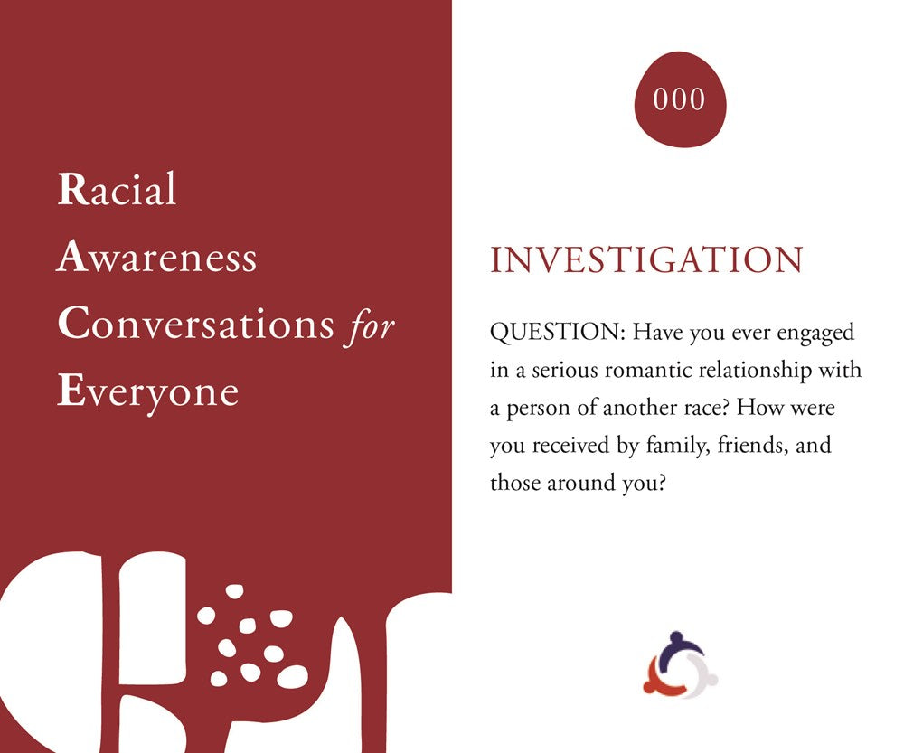 Racial Awareness Conversations for Everyone (R.A.C.E. Cards)