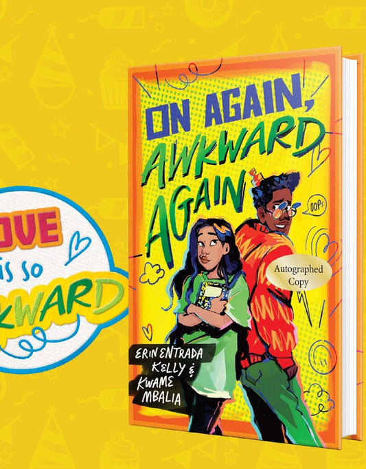 Signed Copy of On Again, Awkward Again with Embroidered Patch