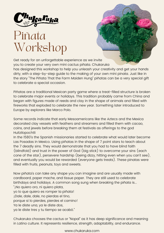 Piñata workshop