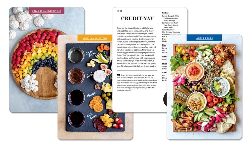 The Cheese Board Deck: 50 Cards for Styling Spreads, Savory and Sweet