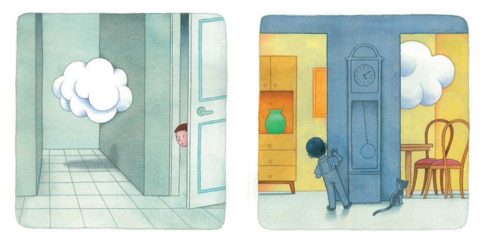 The Cloud: A Wordless Book about Dealing with Big Emotions Like Fear, Grief, Loss, Sadness, and Anger