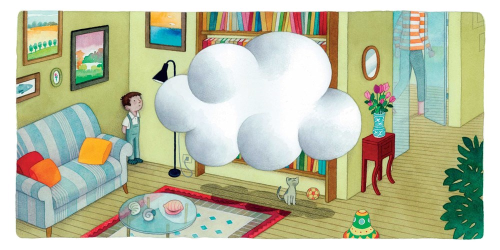 The Cloud: A Wordless Book about Dealing with Big Emotions Like Fear, Grief, Loss, Sadness, and Anger