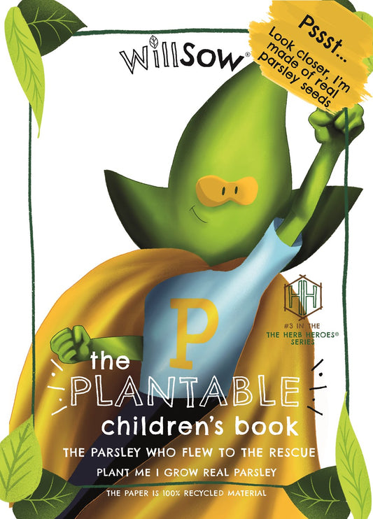 The Parsley Who Flew to the Rescue: Plantable Childrens Book