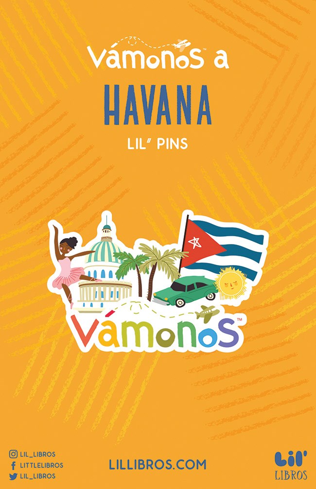Vamonos a Havana Enamel Pin
