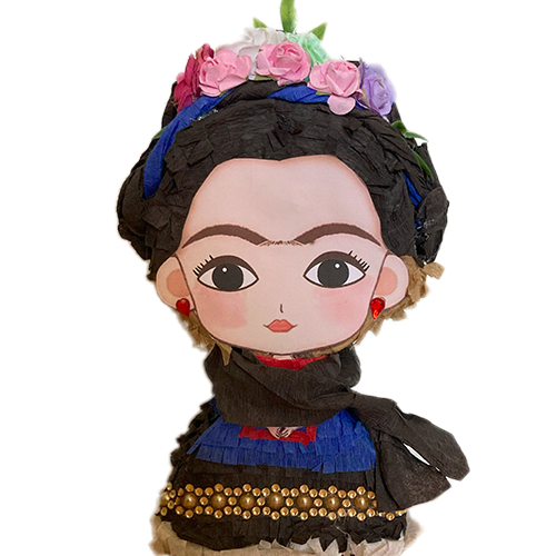 Frida Kahlo-Inspired Mini Piñata: A Burst of Color and Culture!