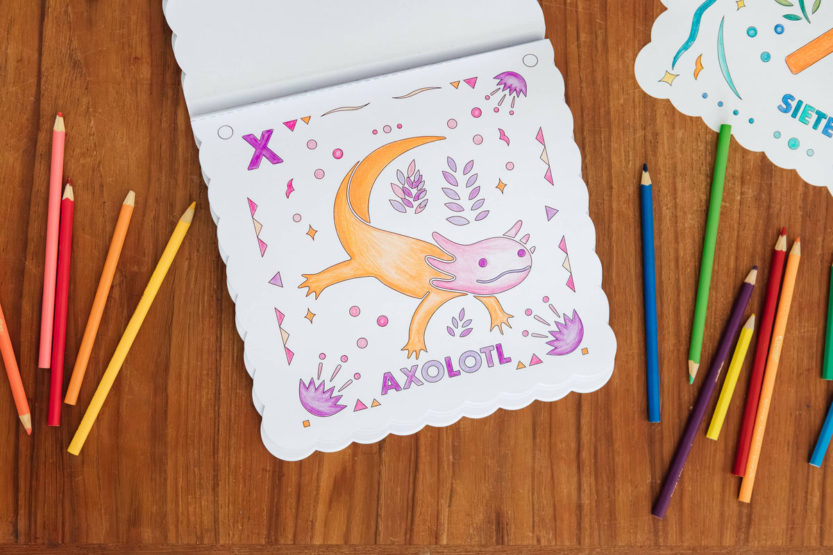 Papel Picado Spanish Coloring Book
