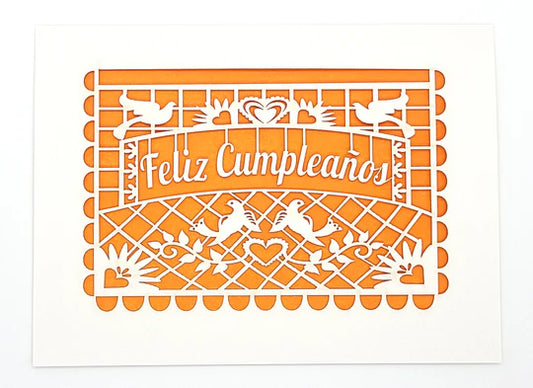 Feliz Cumpleaños · Orange