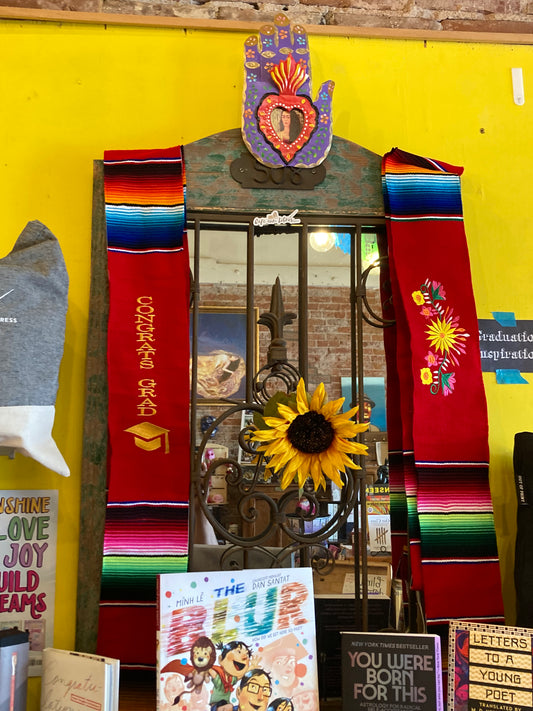 Graduation Sash Authentic Mexican Serape Sash For Graduation