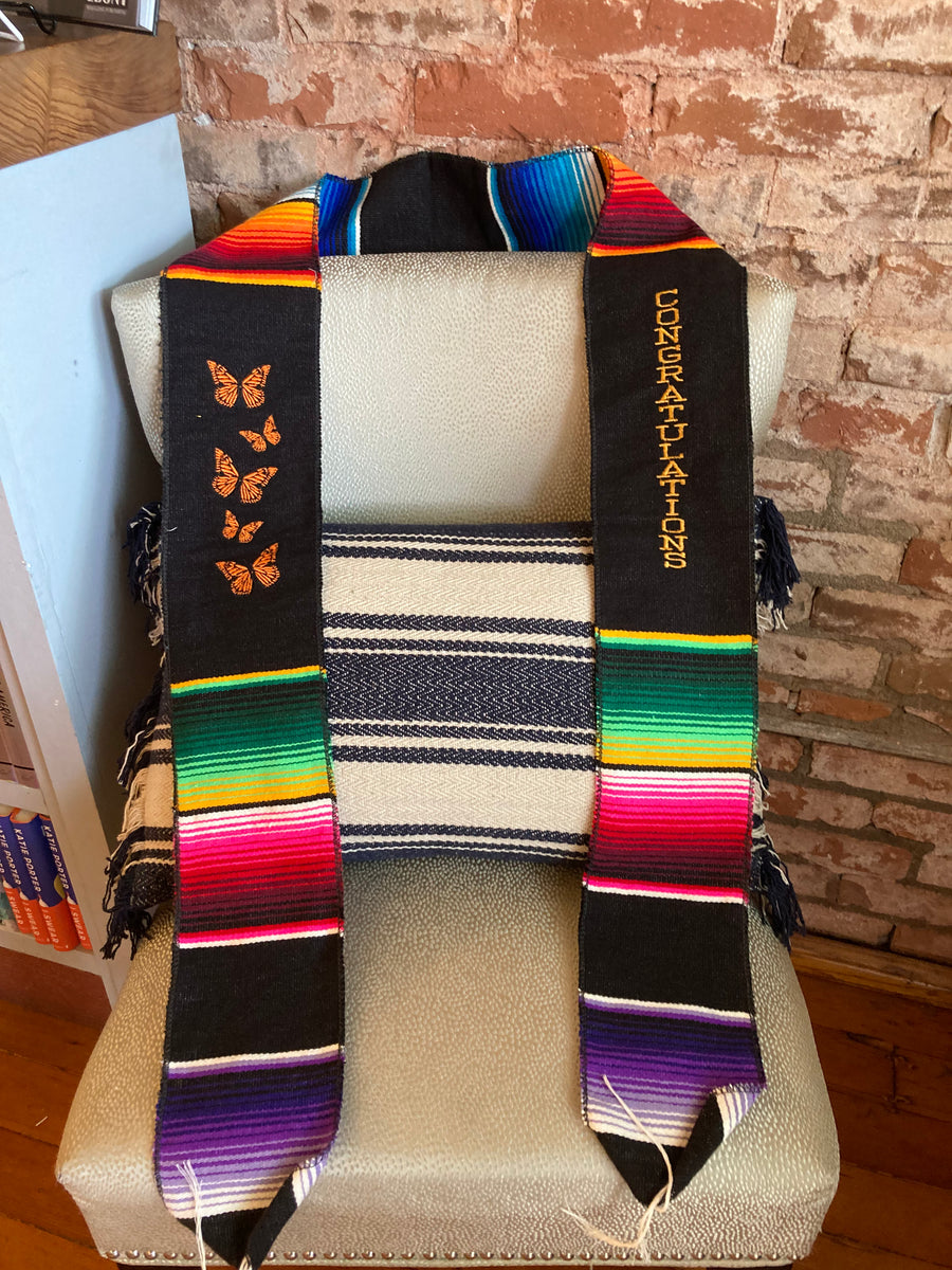 Graduation Sash Authentic Mexican Serape Sash For Graduation Chukaruka